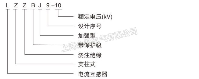 LZZBJ9-10电流互感器的型号含义